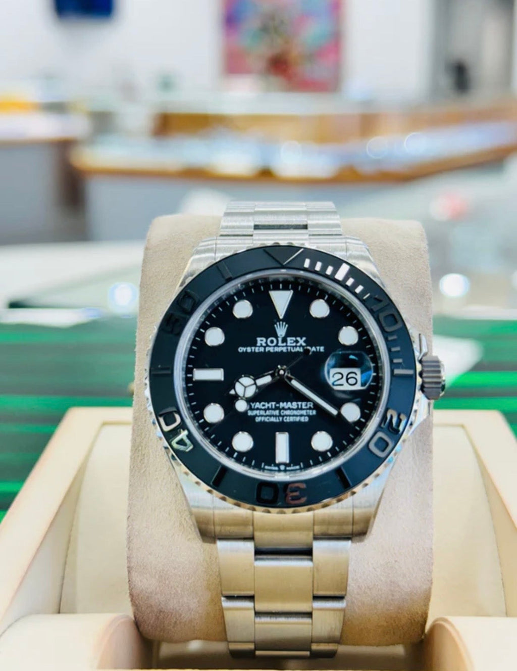 Yacht-Master Steel & Black Dial 40mm