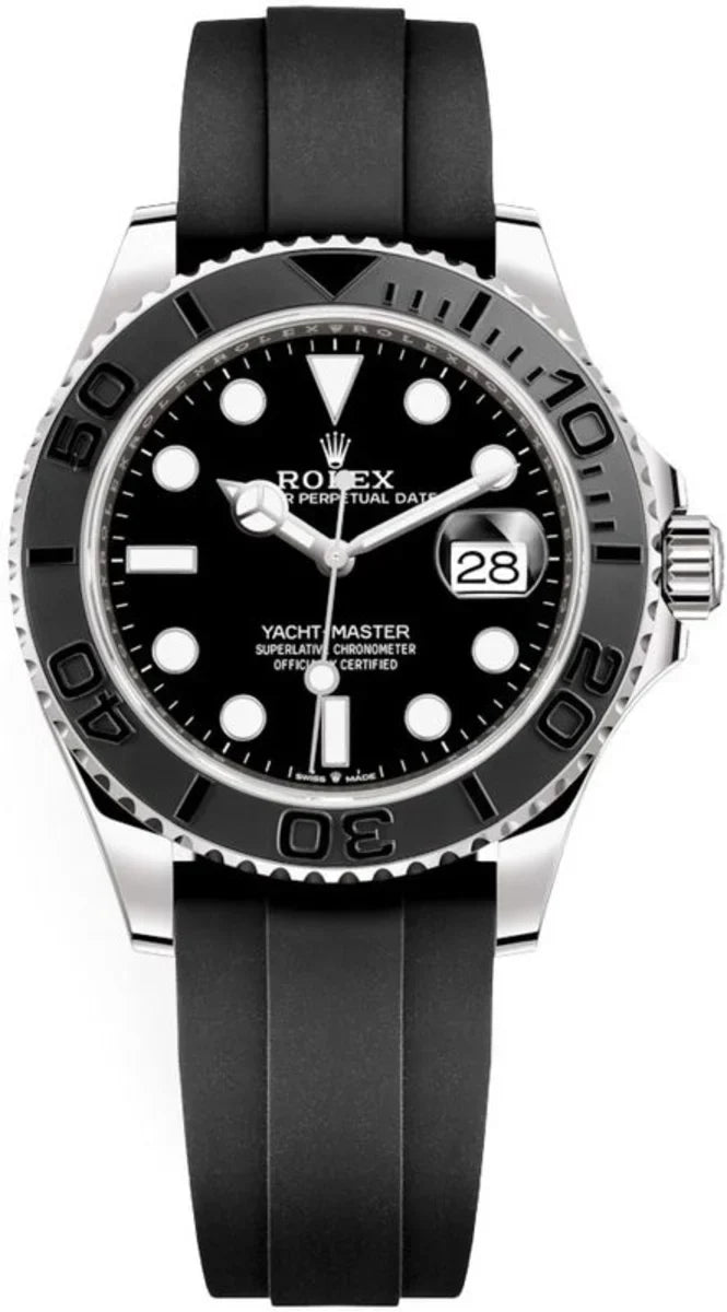 Yacht-Master 42mm Oysterflex Black Dial