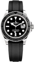 Yacht-Master 42mm Oysterflex Black Dial