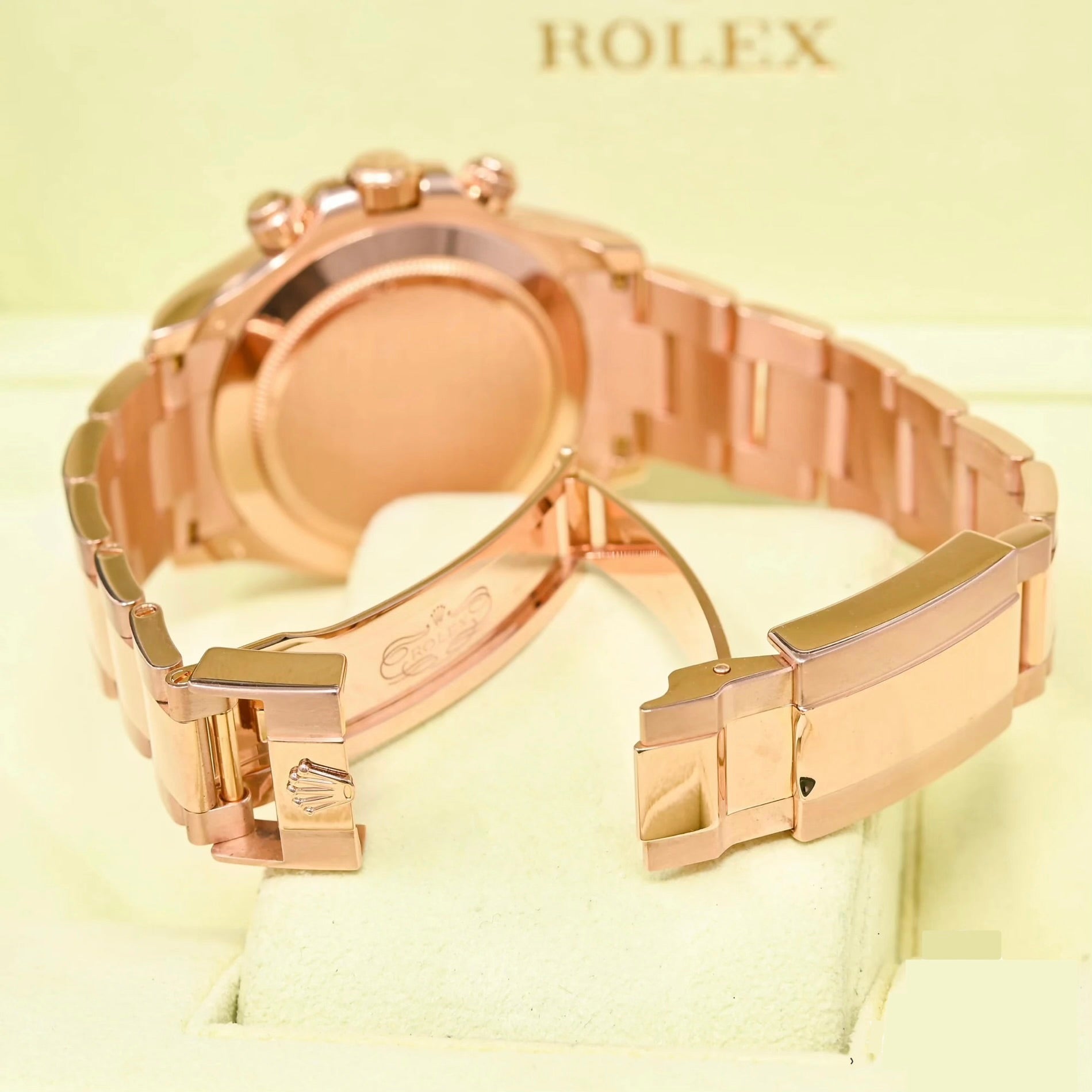 Daytona Black Dial Rose Gold Rainbow 40mm