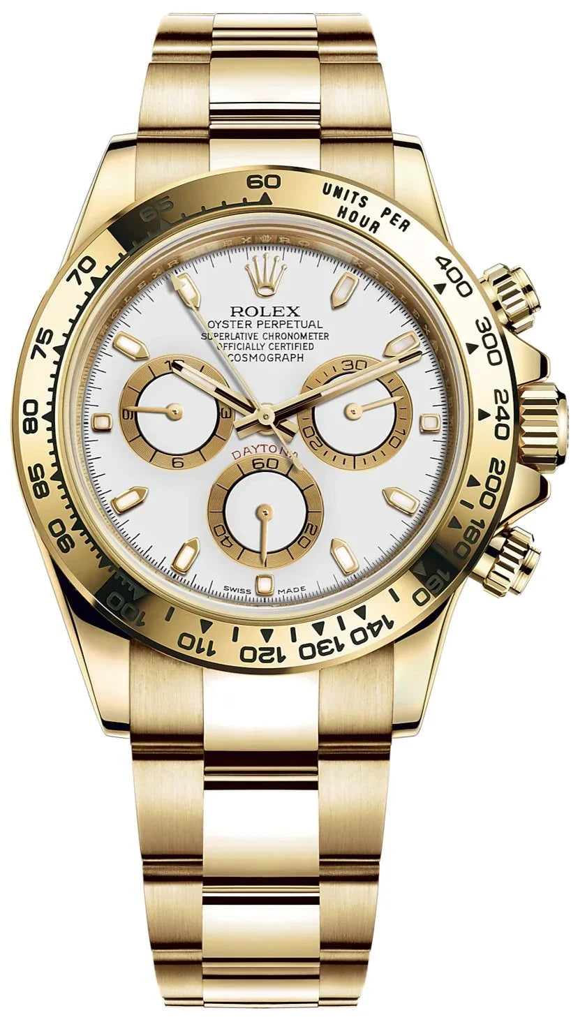 Daytona Gold white  Dial 42mm