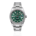 SKY-DWELLER SS GREEN DIAL STICK MARKERS 42mm