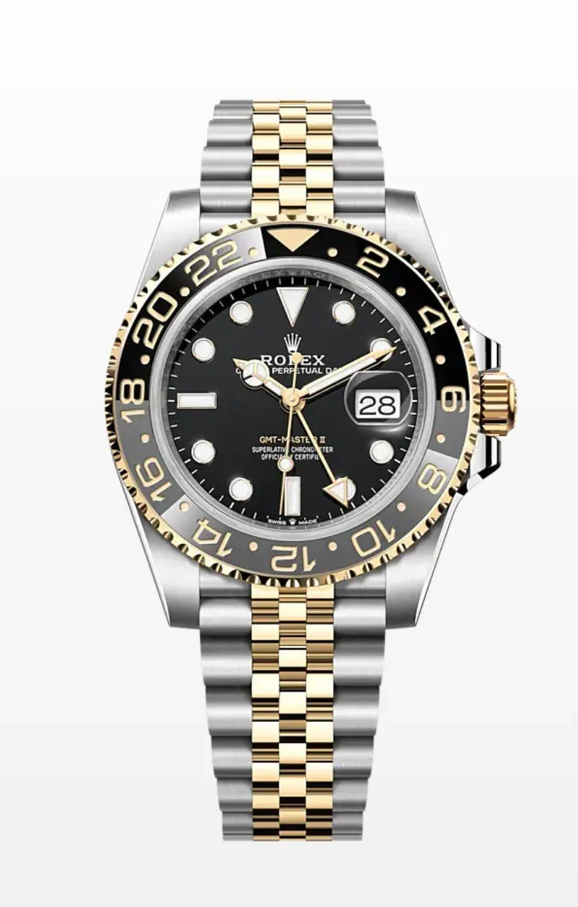 GMT Master II Zombie Two Tone Bruce Wayne jubilee bracelet