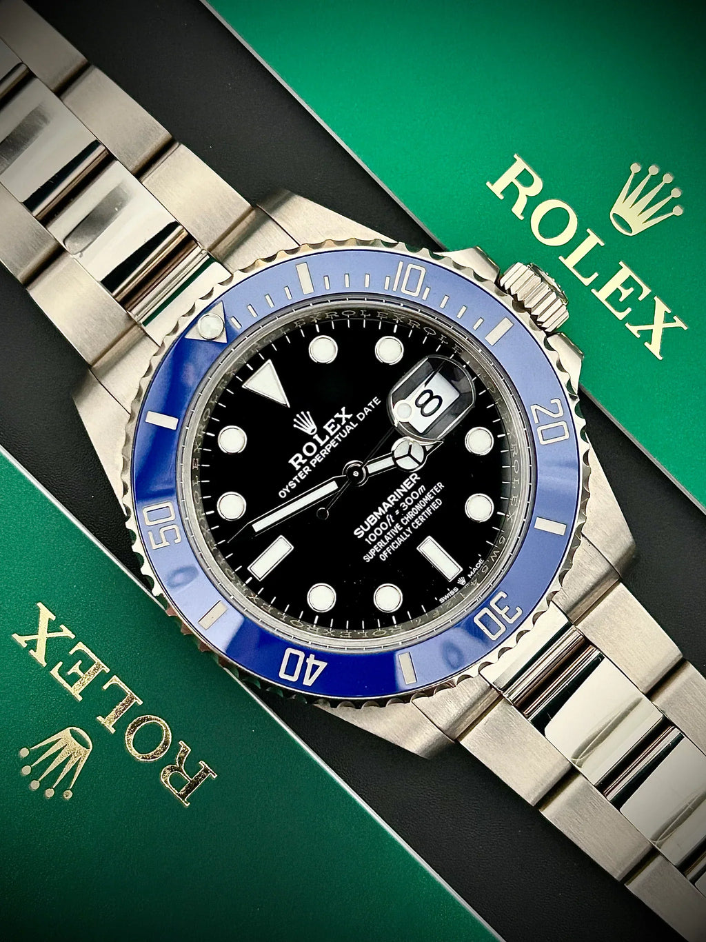 Submariner “cookies ” | Black dial | Blue Ceramic Bezel | 40mm