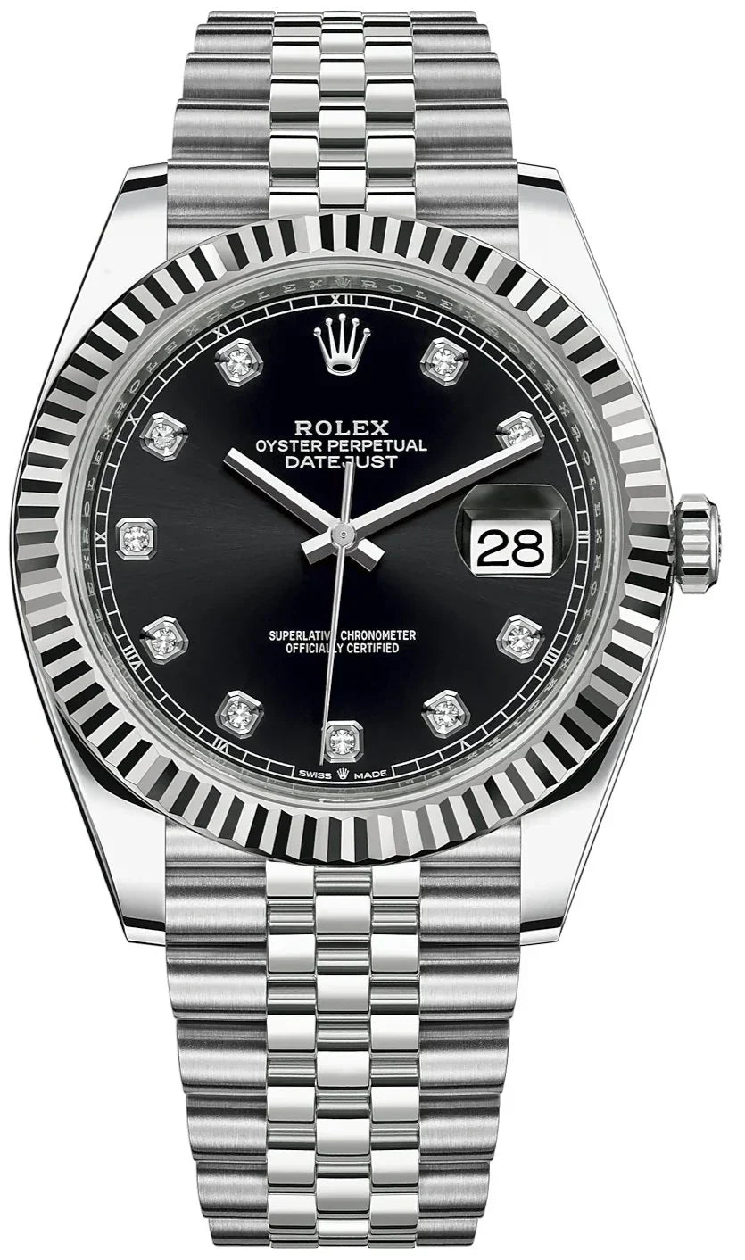 Datejust 41mm Black Dial Jubilee Bracelet