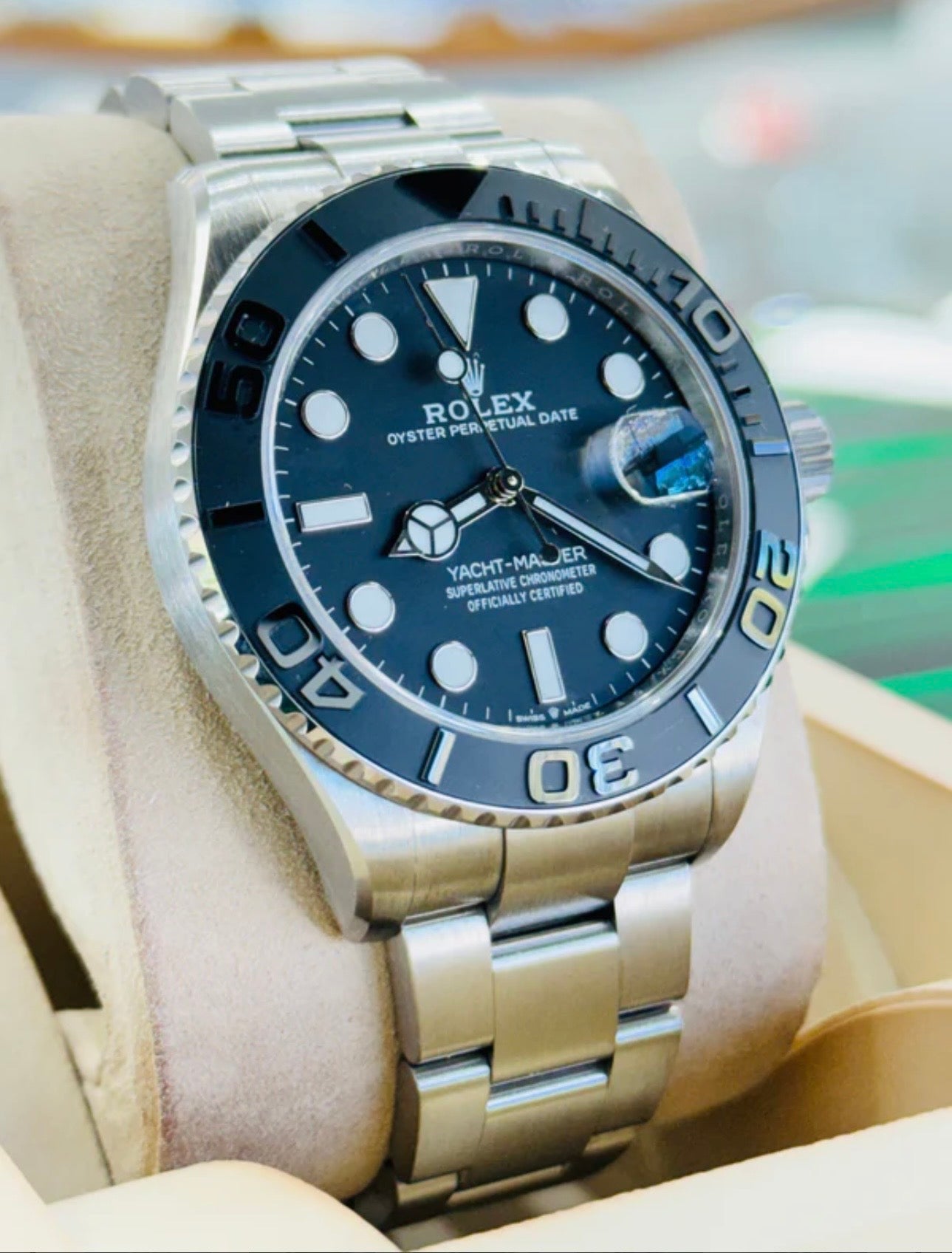 Yacht-Master Steel & Black Dial 40mm