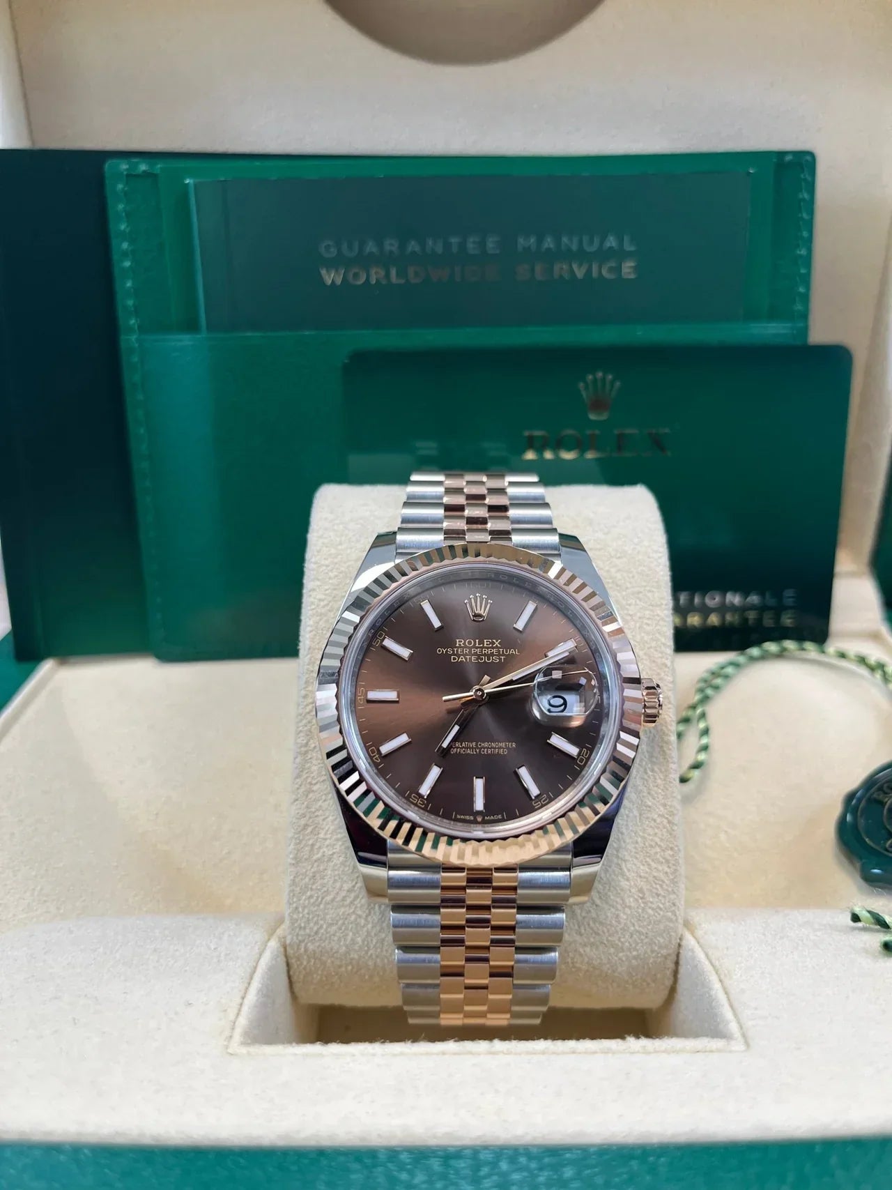 Rolex Datejust 41 Two-Tone Stainless Steel and Rose Gold/